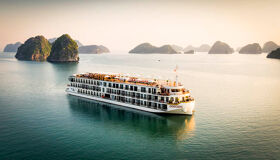 Sail in luxury through Halong Bay’s emerald waters